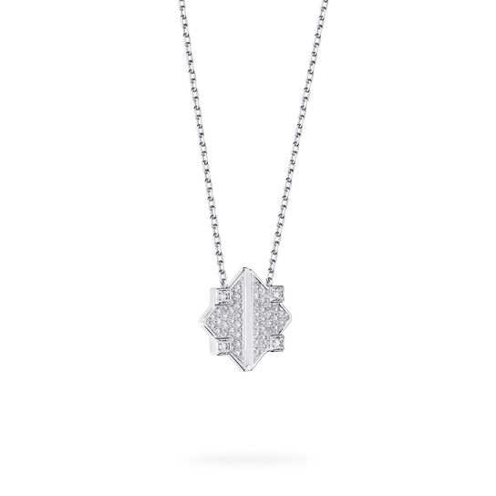 Birks Muse White Gold and Diamond Pendant image number 2
